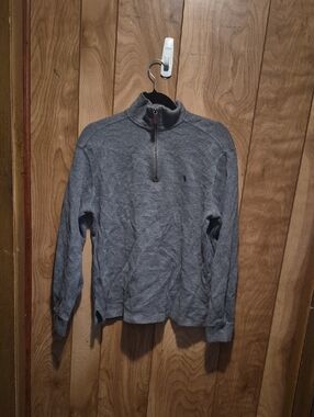 Polo by Ralph Lauren Gray Half-Zip Pullover